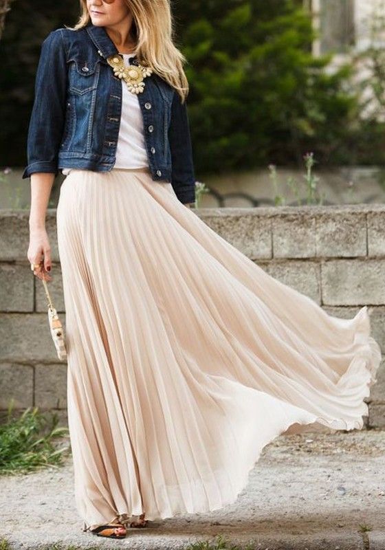 jupe longue habillée