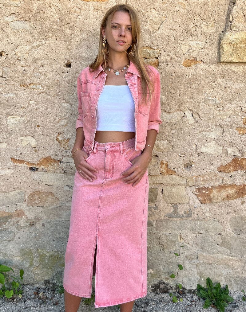 Tenue Jupe Longue Ensemble Veste Et Jupe En Jean Ensemble En Jean