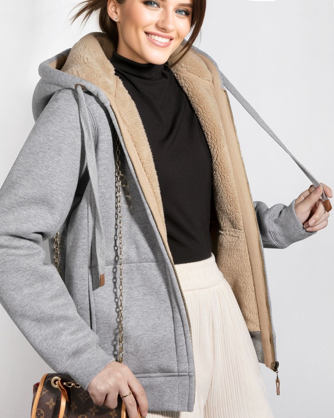 Gilet Femme Doux Et Chaud Gilet à Col V En Maille Douillette Avec