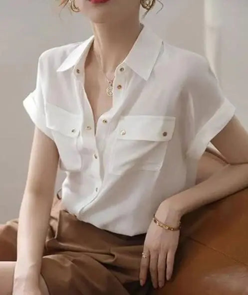 chemise blanche femme - les petits imprimés - eshop chemise blanche femme