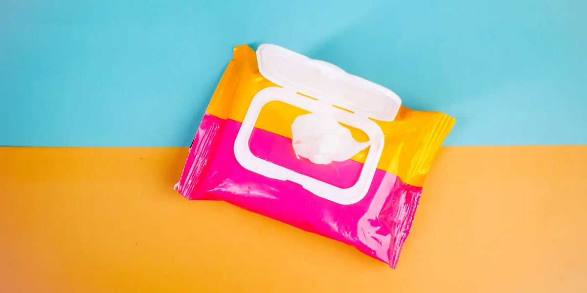 Boîte de lingettes désinfectantes.