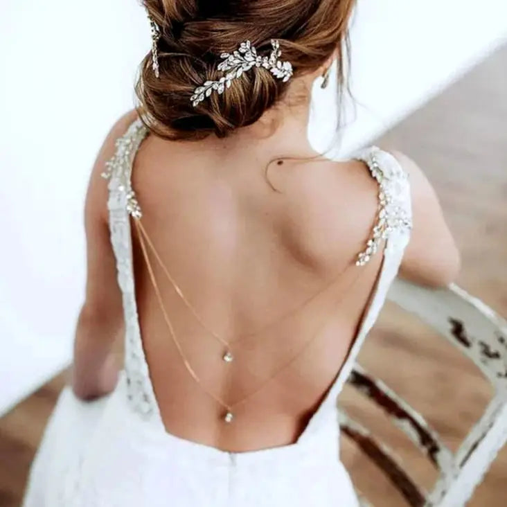 collier dos mariage - les petits imprimés - eshop tenue mariage femme