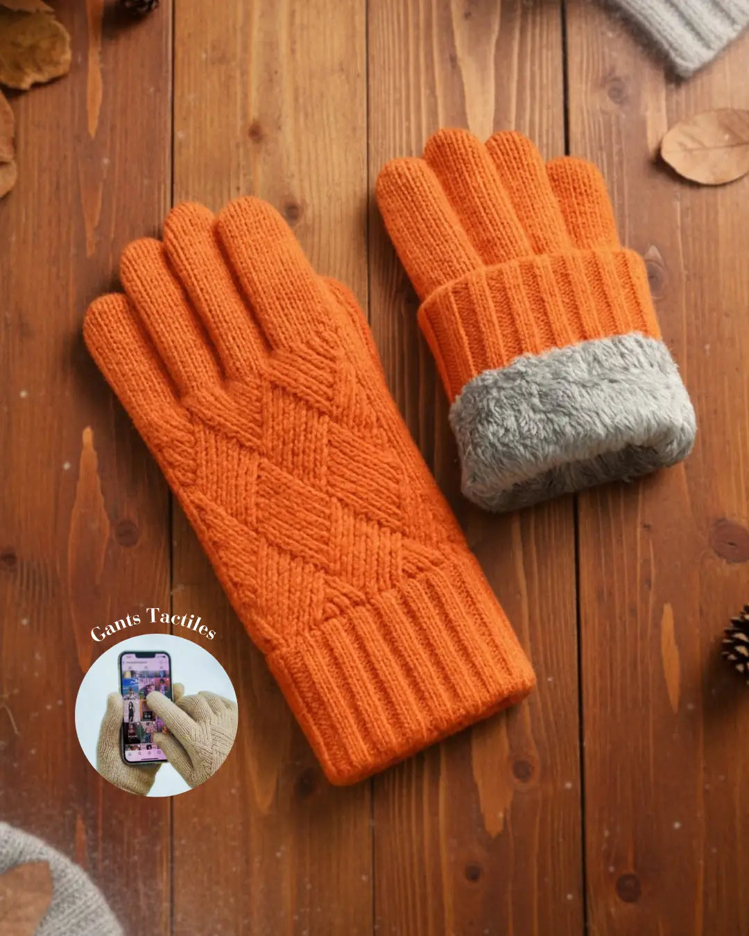 Gants Polaire Tactiles Femme