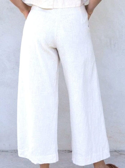 Femme portant Pantalon Large - Siana - Les Petits Imprimés