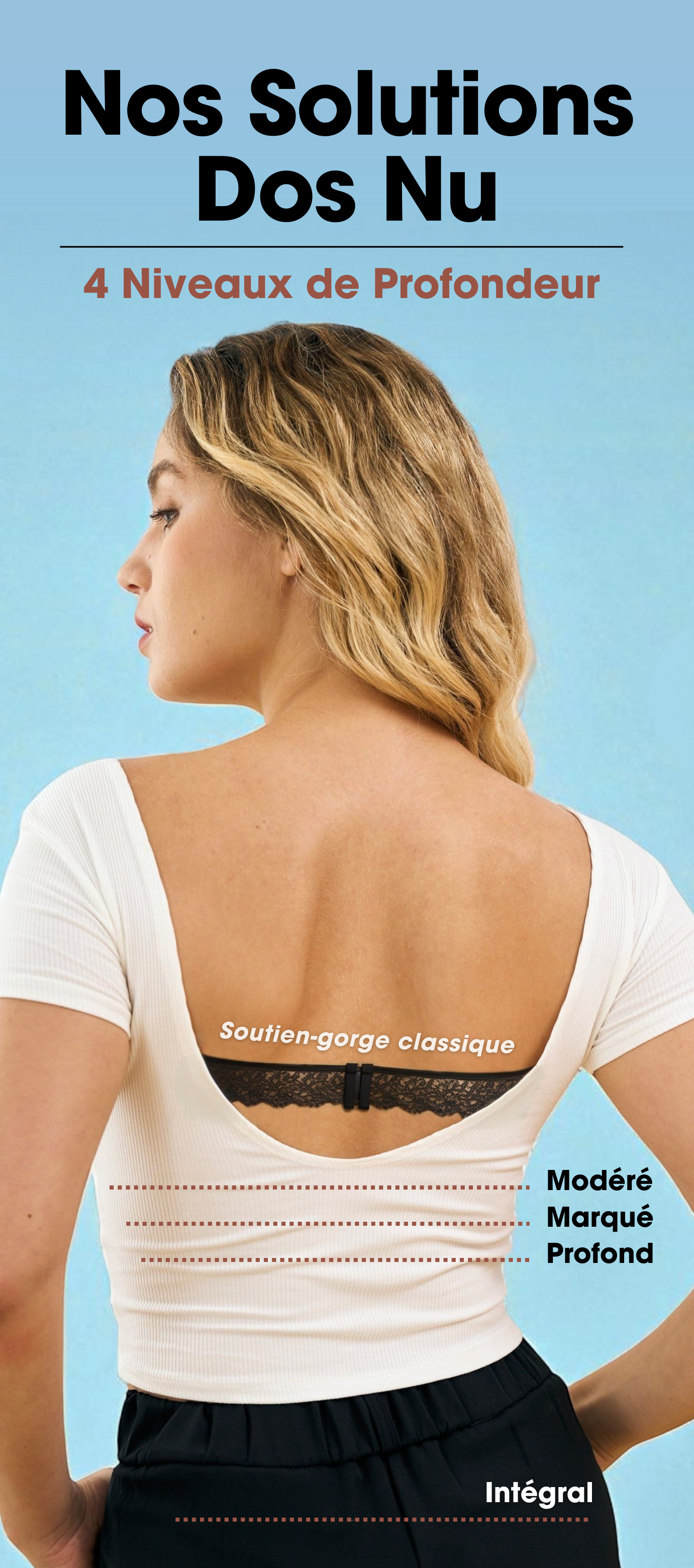 Backless Bras | 100% Invisible | Les Petits Imprims Backless Bras | 100% Invisible | Les Petits Imprims