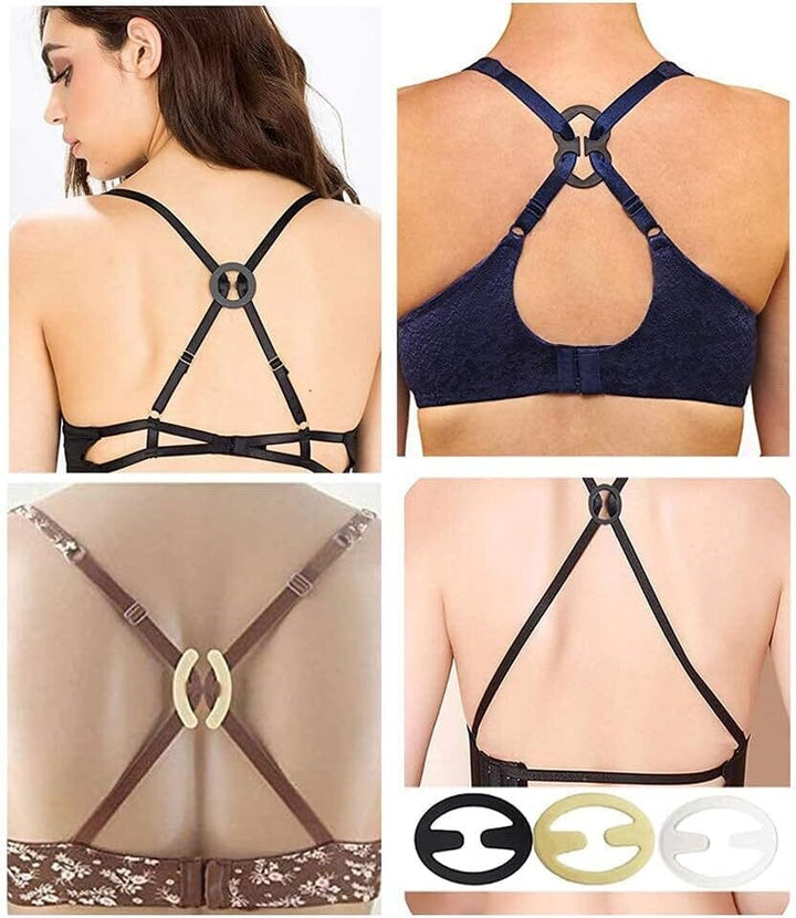 Accessoires multi-styles pour attaches soutien-gorge, ajustement invisible et confortable, lot de plusieurs couleurs.