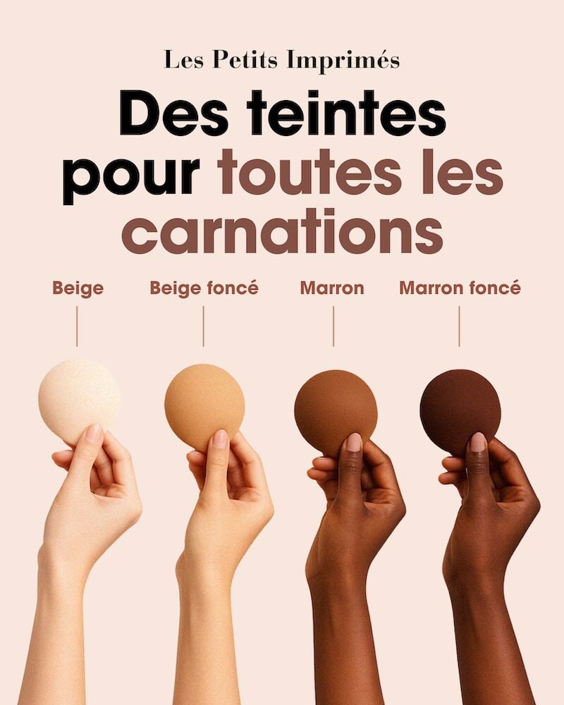 Cache-tétons en silicone pour toutes les carnations, sans adhésif, idéal pour un effet invisible et naturel.
