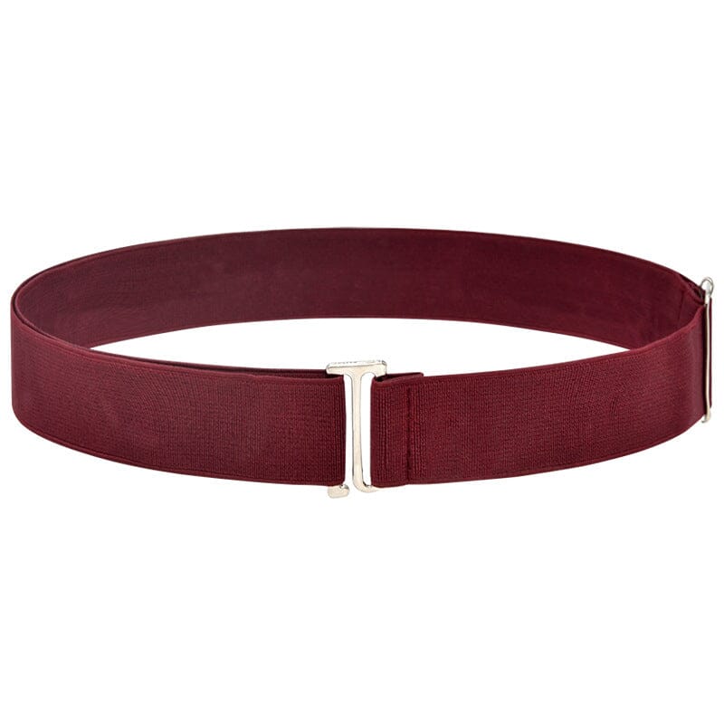 ceinture élastique bordeaux samantha pour toutes tailles pour ajouter une touche élégante à toute tenue féminine