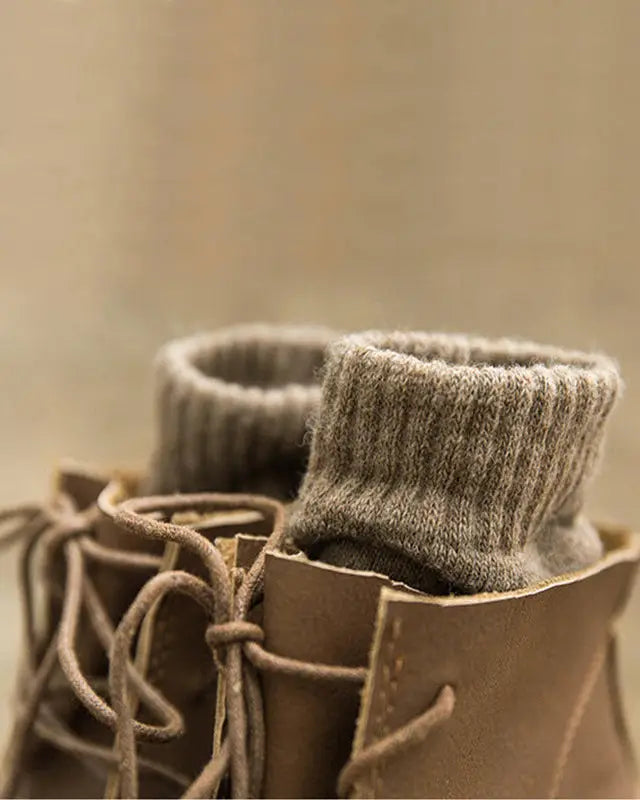 Lot de chaussettes chaudes en laine mérino pour hiver, parfaites avec des bottes pour une chaleur et confort optimal