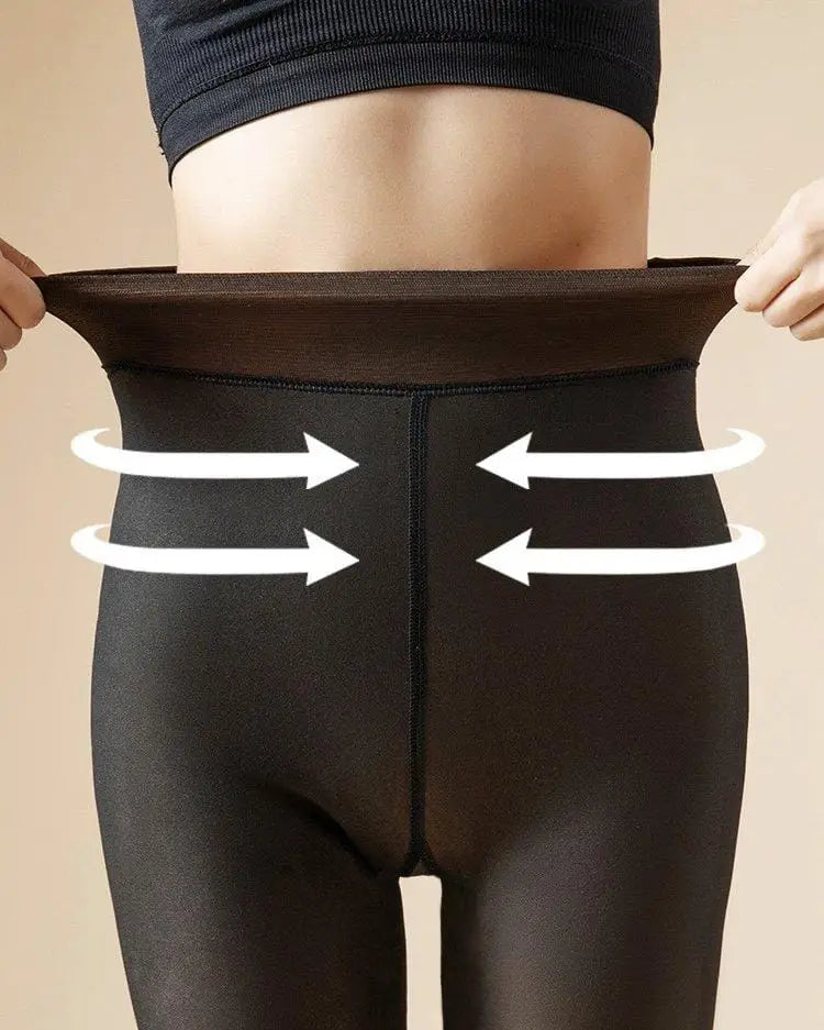 Collants épais Fille Doublés Polaire - Collants D'hiver Chauds Pour école, Taille Haute, 4-13 Ans