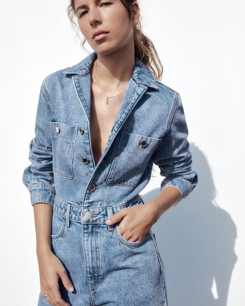 Denim Jumpsuit - Lucile