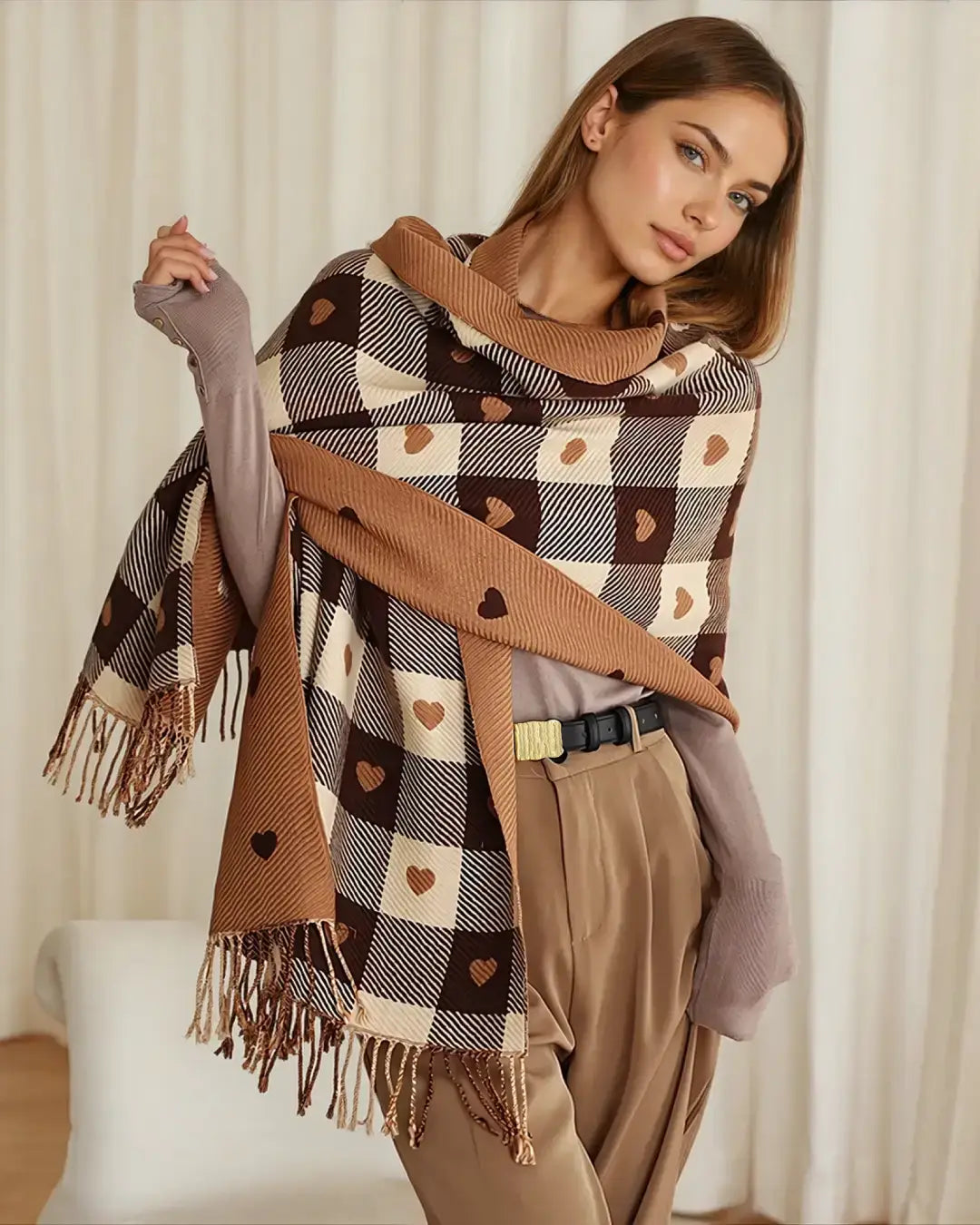 Echarpe Coeurs - Norah