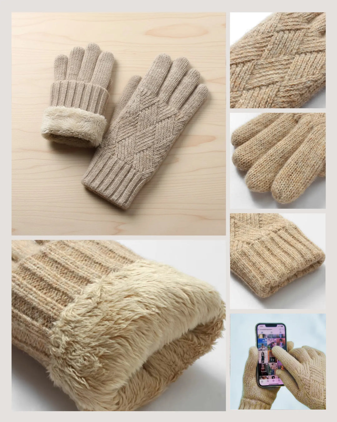 Gants Polaire Tactiles Femme