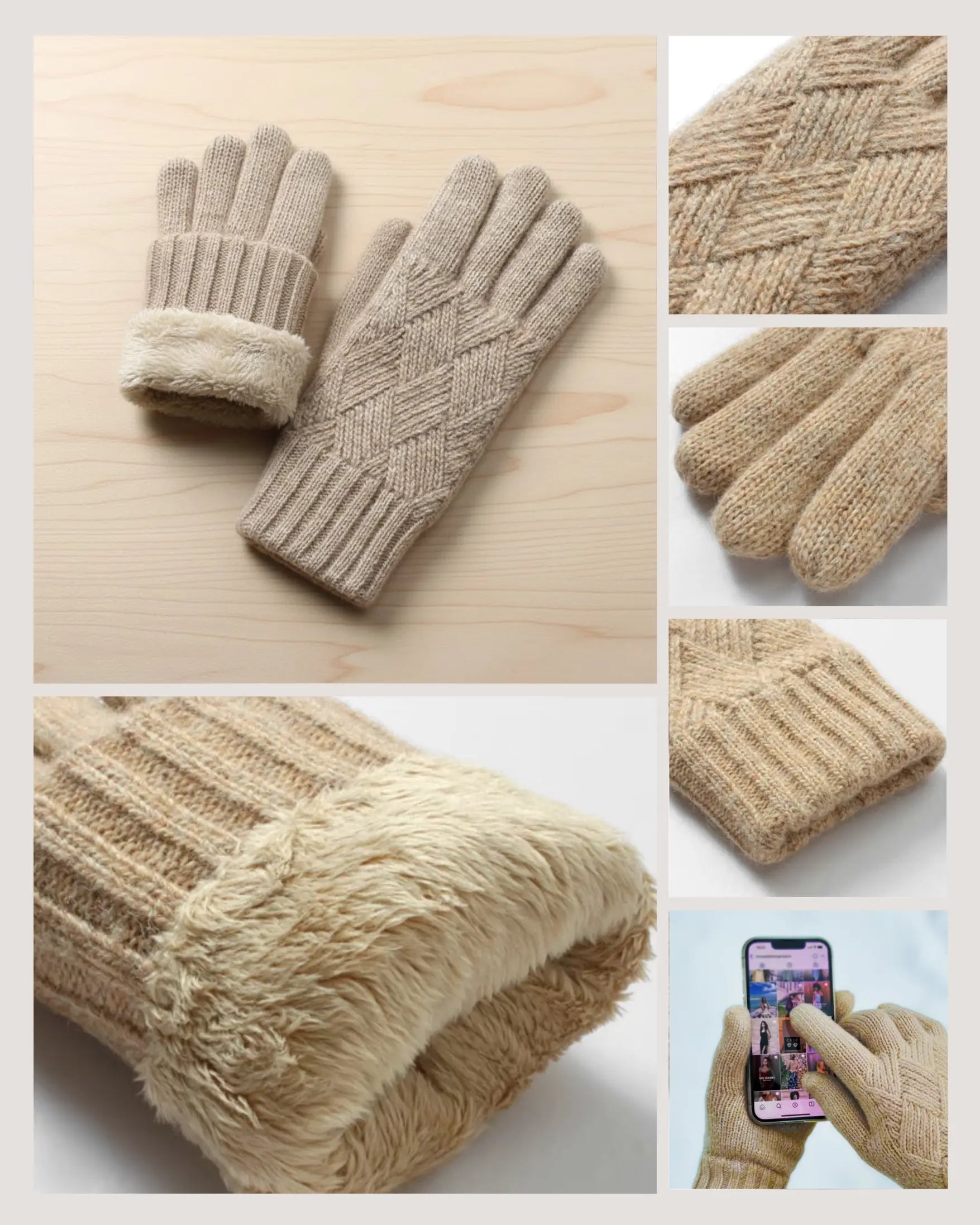 Gants Polaire Tactiles Femme