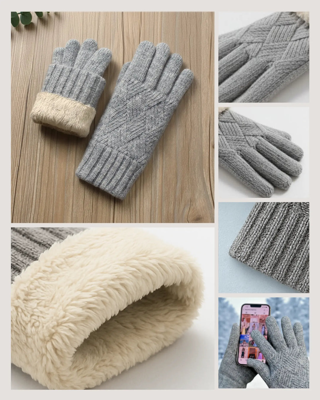 Gants Polaire Tactiles Femme