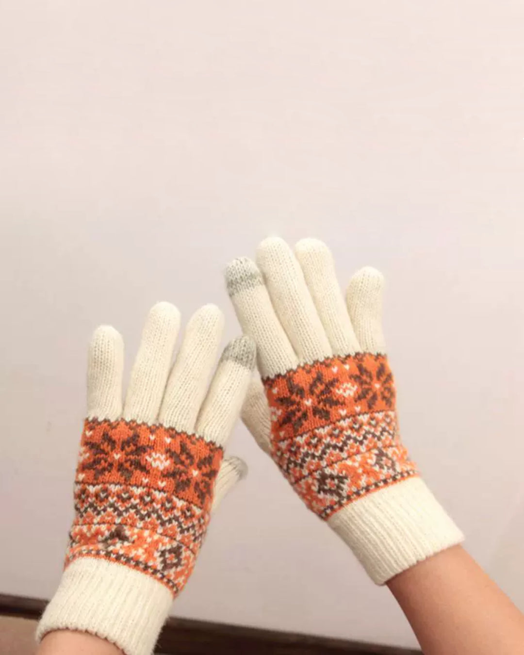Gants Tactiles Flocons - Martine