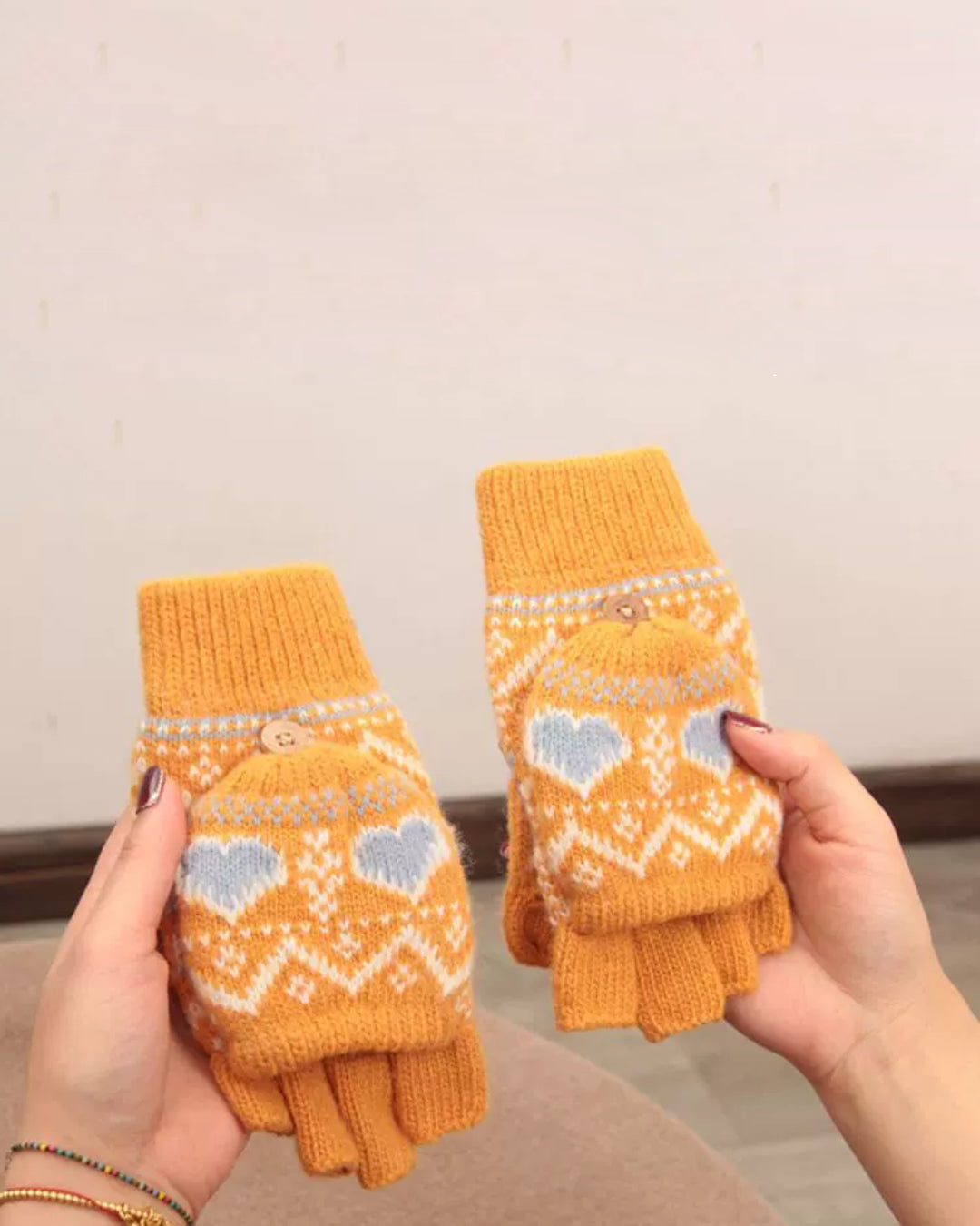 Gants Convertibles Laine - Lily