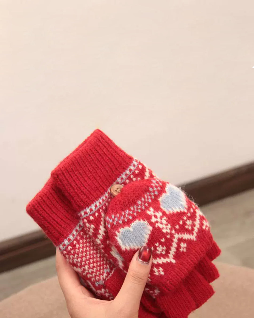 Gants Convertibles Laine - Lily