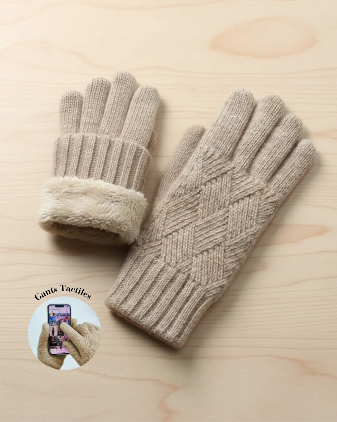 Gants Polaire Tactiles Femme