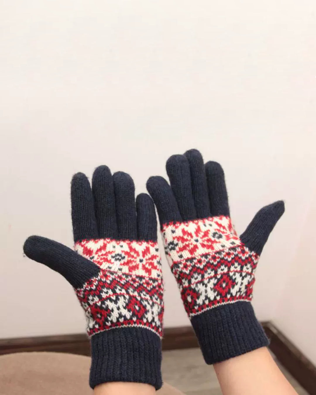 Gants Tactiles Flocons - Martine