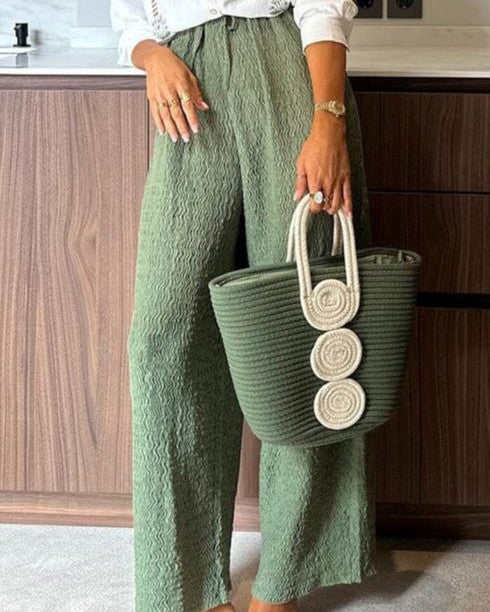 Un shops pantalon vert