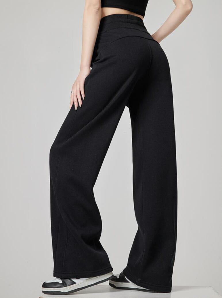 Pantalon Large En Maille Tricot Douce Chocolat Chiné | Tricots Pantalon Large En Maille Tricot Douce Chocolat Chiné | Tricots