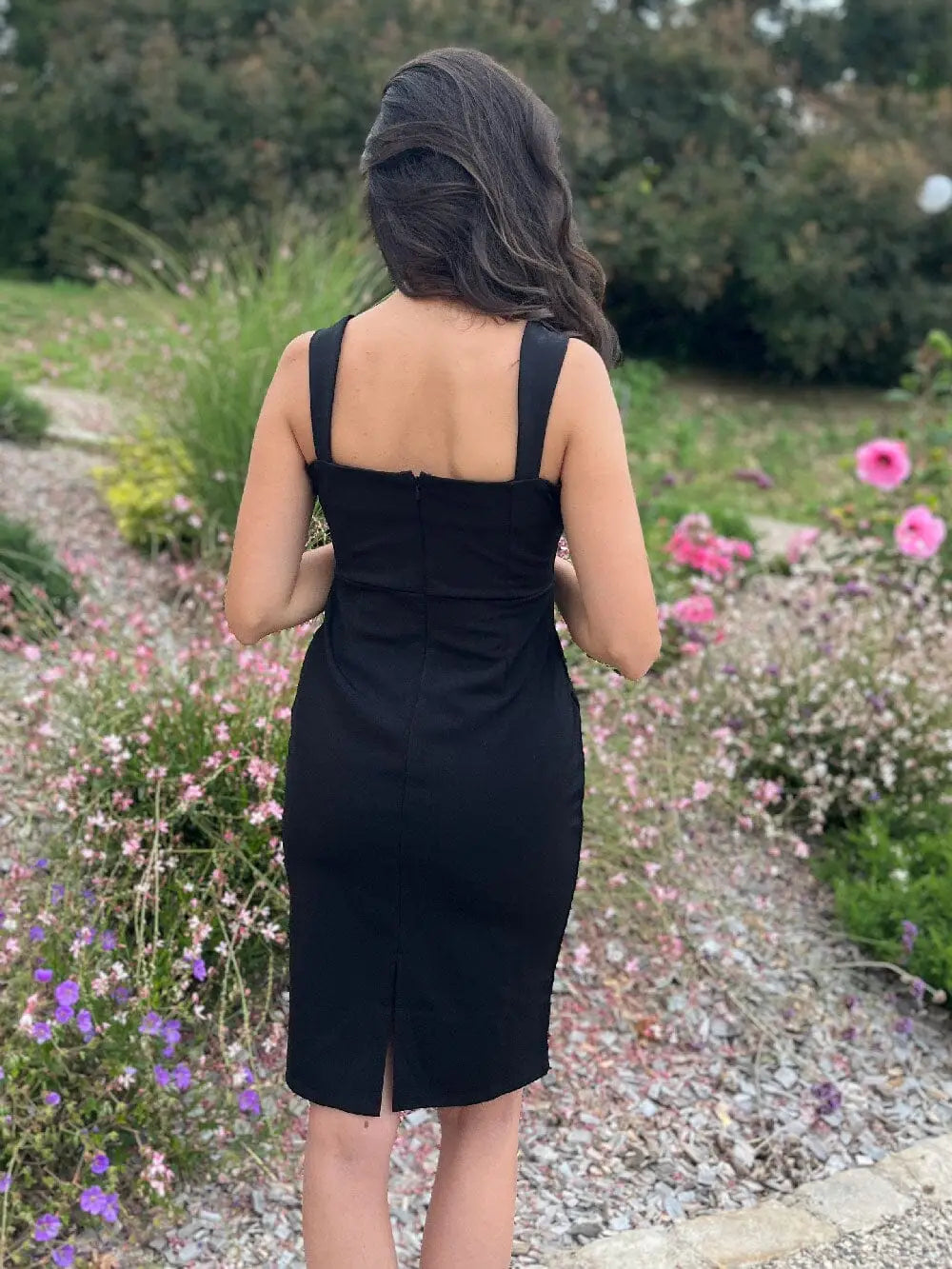 Robe Longue Robe Crayon Femme Robe Crayon Noire Coupe Gainante