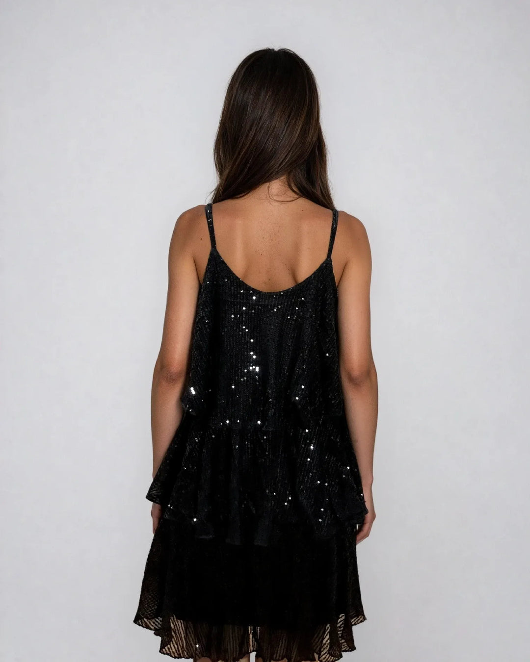 Robe Trapèze À Sequins - Billie