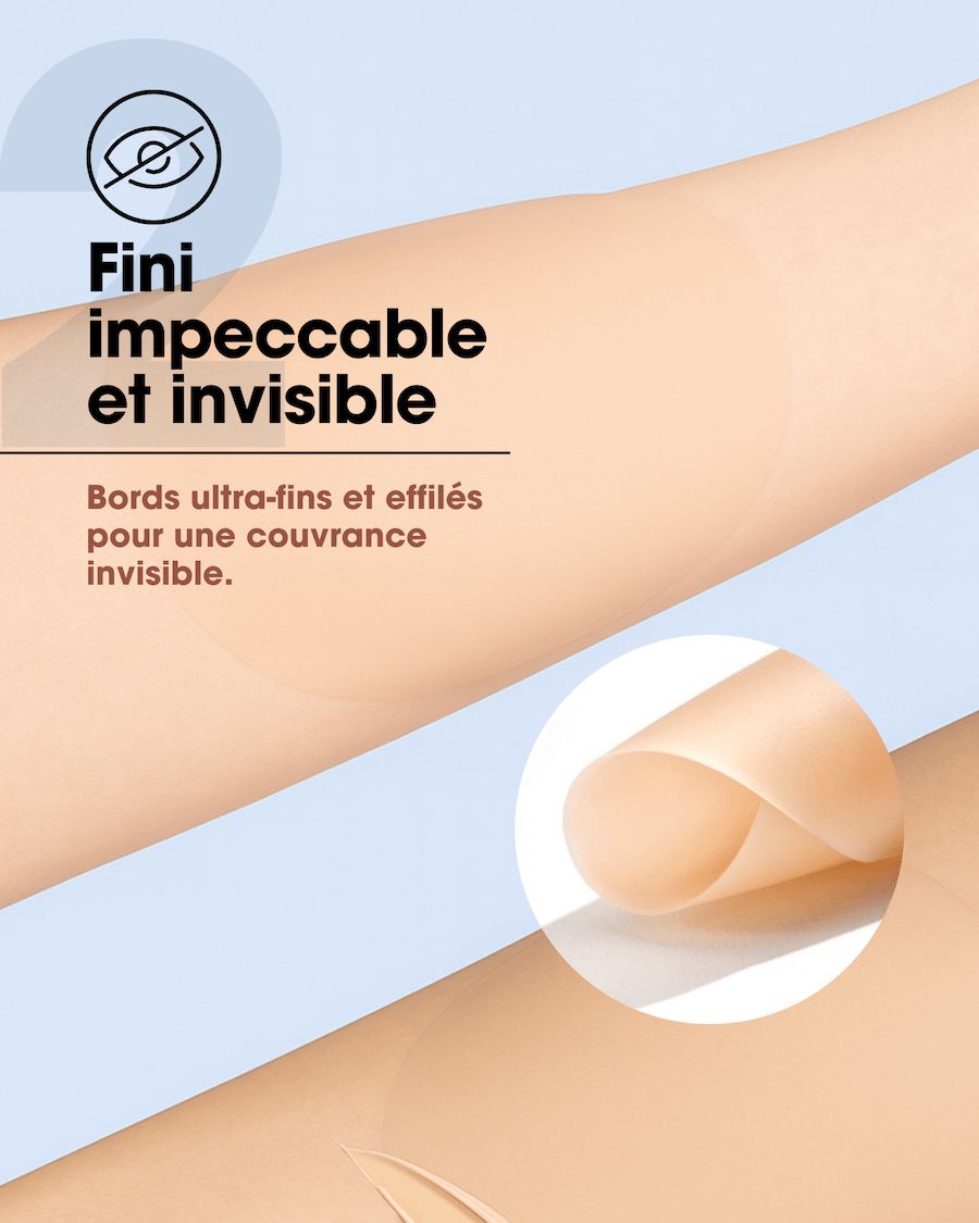 Soutien-gorge adhésif push-up avec bords ultra-fins pour une couverture invisible et finition impeccable et discrète