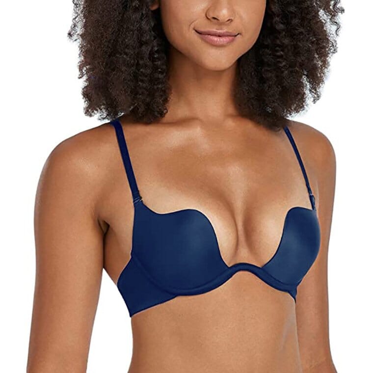 soutien-gorge pour décolleté myriam - modèle confortable et élégant pour sublimer votre décolleté en bleu marine