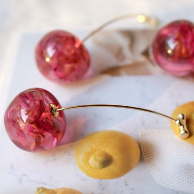 Boucles d'Oreilles Sakura - Pétales de Fleurs-Sakura (La Paire)-Les Petits Imprimés