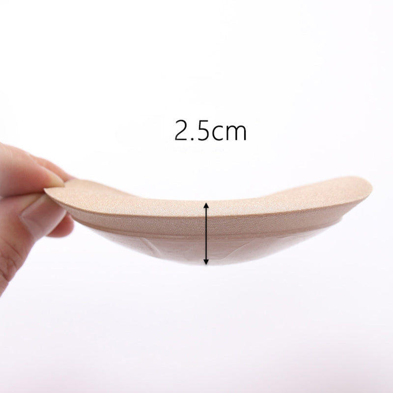 coussinets push-up beige de 2.5 cm pour un soutien et une mise en valeur supplémentaires sous les vêtements