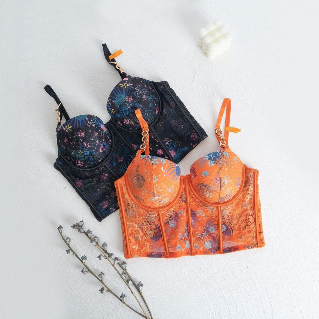 Ensemble Lingerie Bonnets Push Up Galbants Et Motif Fleuri Les ensemble-lingerie-bonnets-push-up-galbants-et-motif-fleuri-les