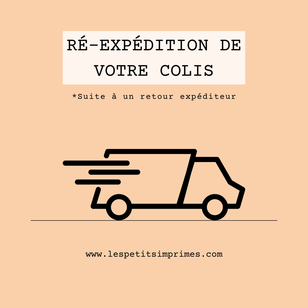 service de ré-expédition de colis après retour expéditeur rapide et fiable pour ré-adresser vos envois facilement